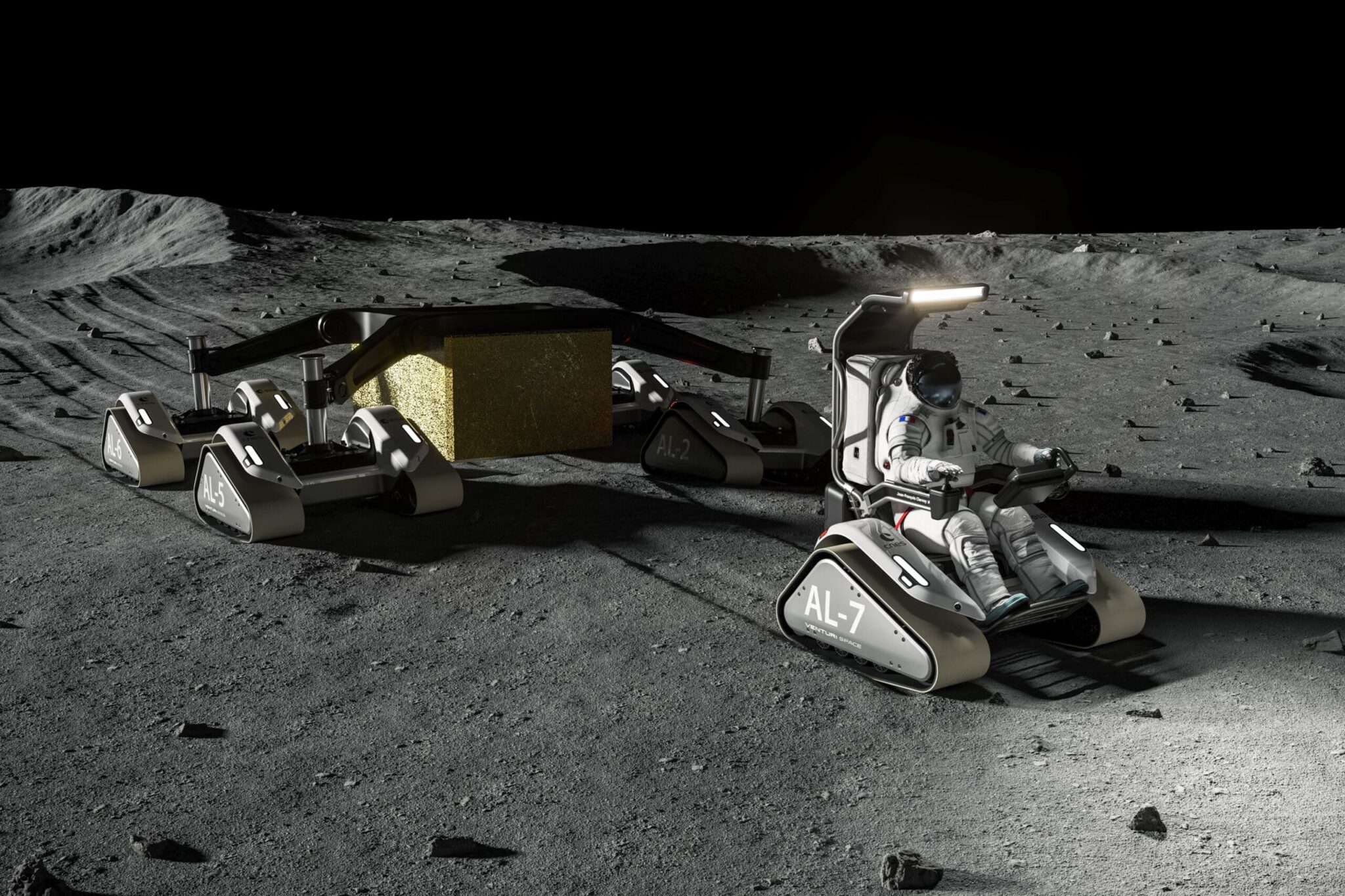 Lakic Design Alta Luna, Venturi’s New Lunar Rover